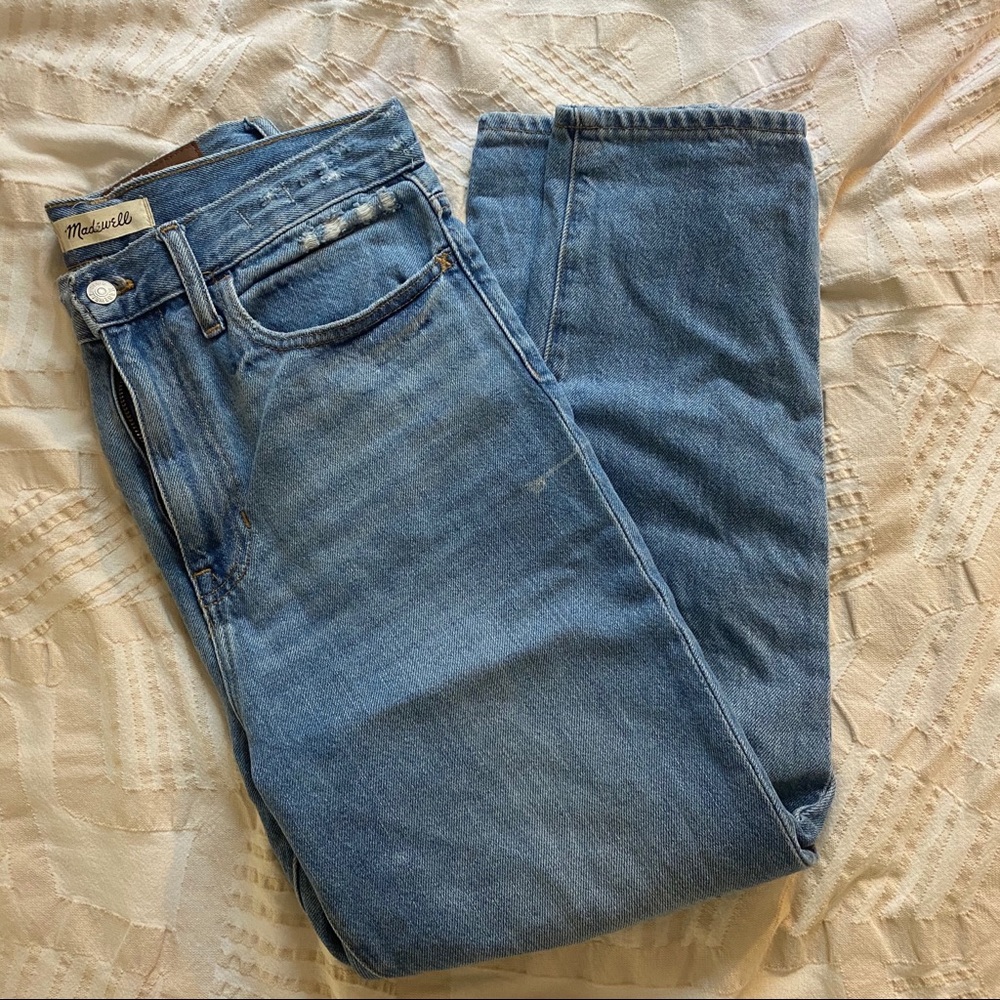 Madewell momjean in Melba wash